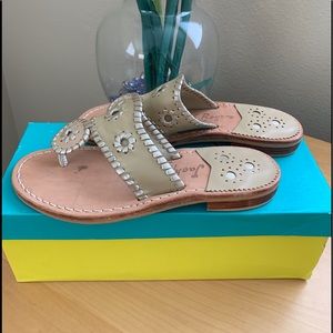 NWB JACK ROGERS Women’s (Size 5) Leather Sandals